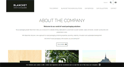 Desktop Screenshot of blanchet-sa.com